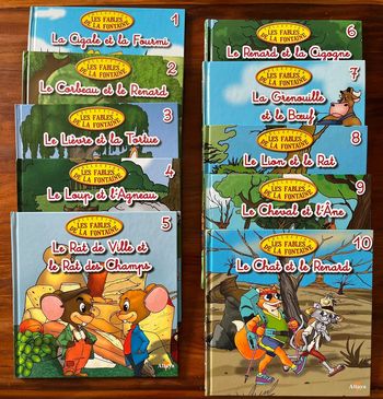 Lot livres les fables de la fontaine