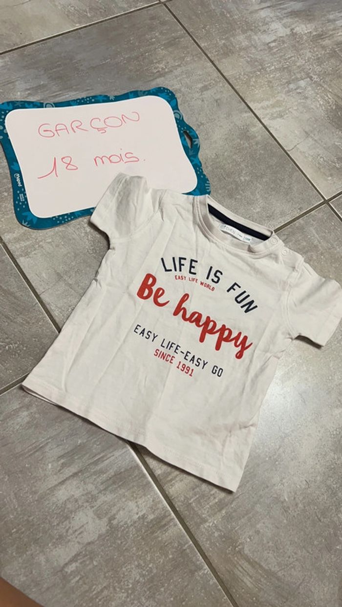 Tee shirt 18 mois