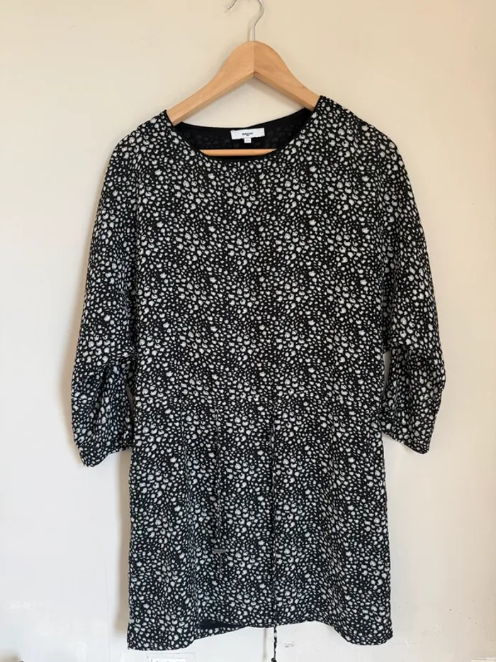 Robe Suncoo noir pois blancs