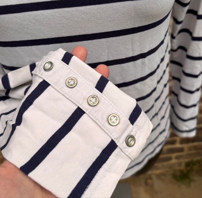 ⚓️T-shirt manches longues style marin – Taille 42/44 – Tissaia - photo numéro 3