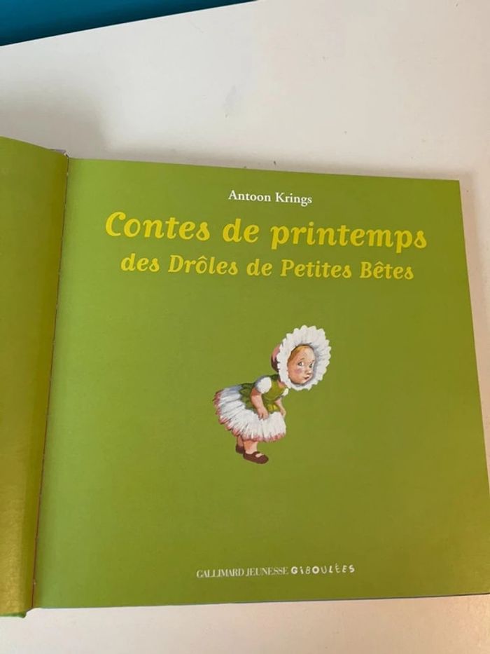 Livre avec 3 histoires des drôles de petites bêtes - photo numéro 4