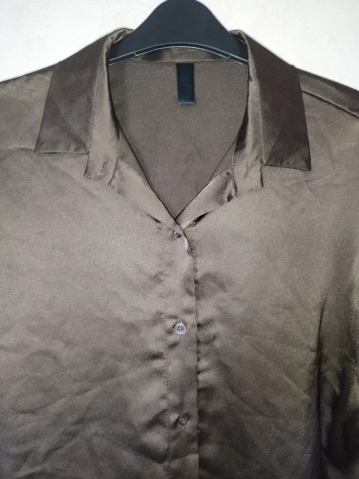 Chemise élégante unie - photo numéro 2