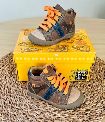 Bottillons cuir Noël Kids