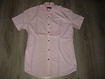 CHEMISE MC ROSE PALE "BRICE" - TAILLE S - n°07