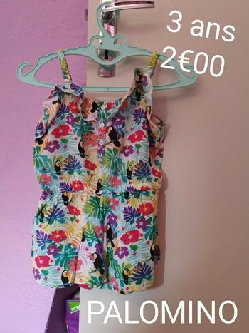 Combishort Taille 3 ans