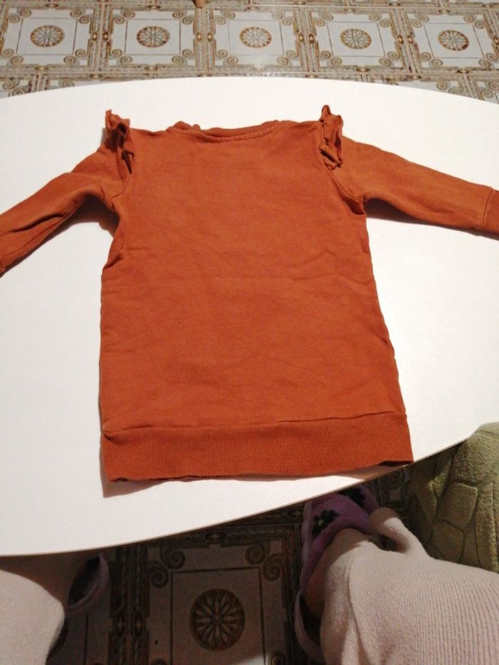 Ensemble Sweat marron Zébré et legging - photo numéro 6