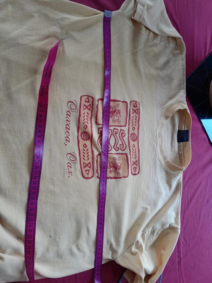Tee shirt imprimé mixte vintage Playeras Memo - photo numéro 8