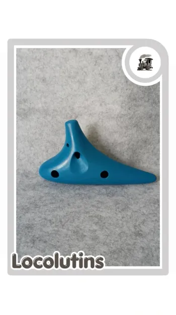 🚂 Ocarina 10 trous ▪ bleu