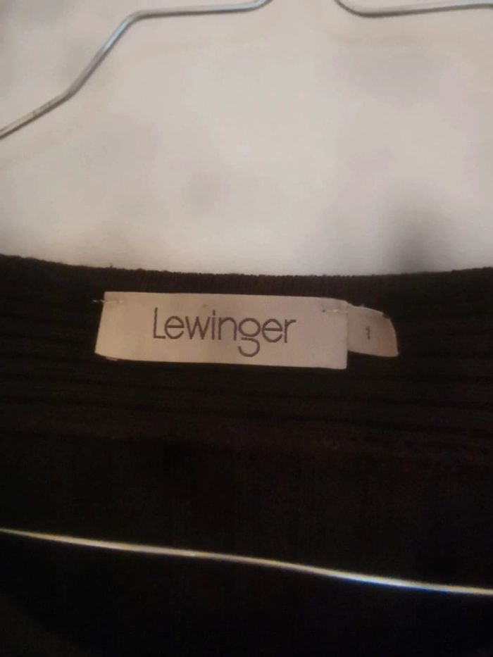 Pull léger marron Lewinger - photo numéro 3