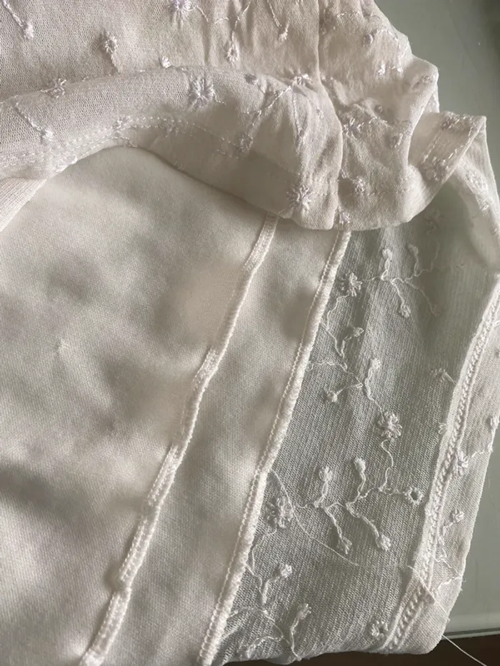 Chemisier blanc a volants - photo numéro 5