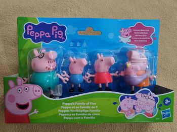Peppa Pig et sa famille de 5 