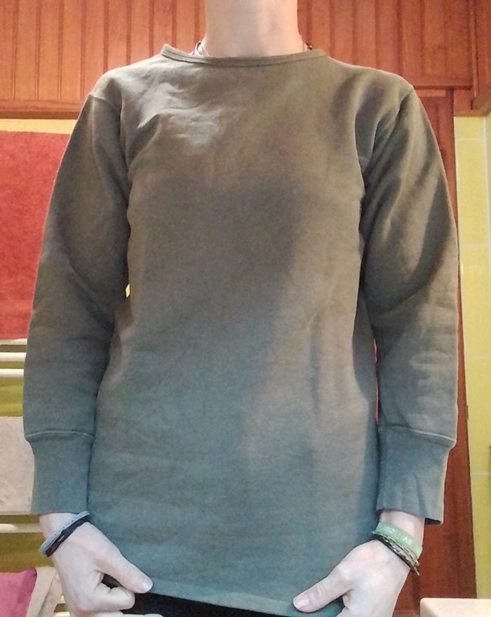 Pull femme militaire vert kaki