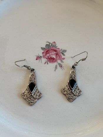 Boucles d’oreilles argenté