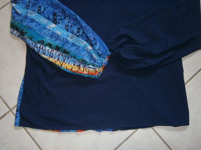 Chemisier ML marine SHEILAY Taille L - photo numéro 8