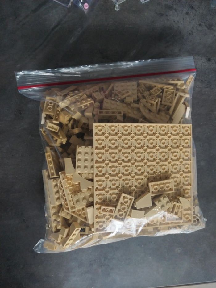 Lego lot vrac 1kg beige - photo numéro 2