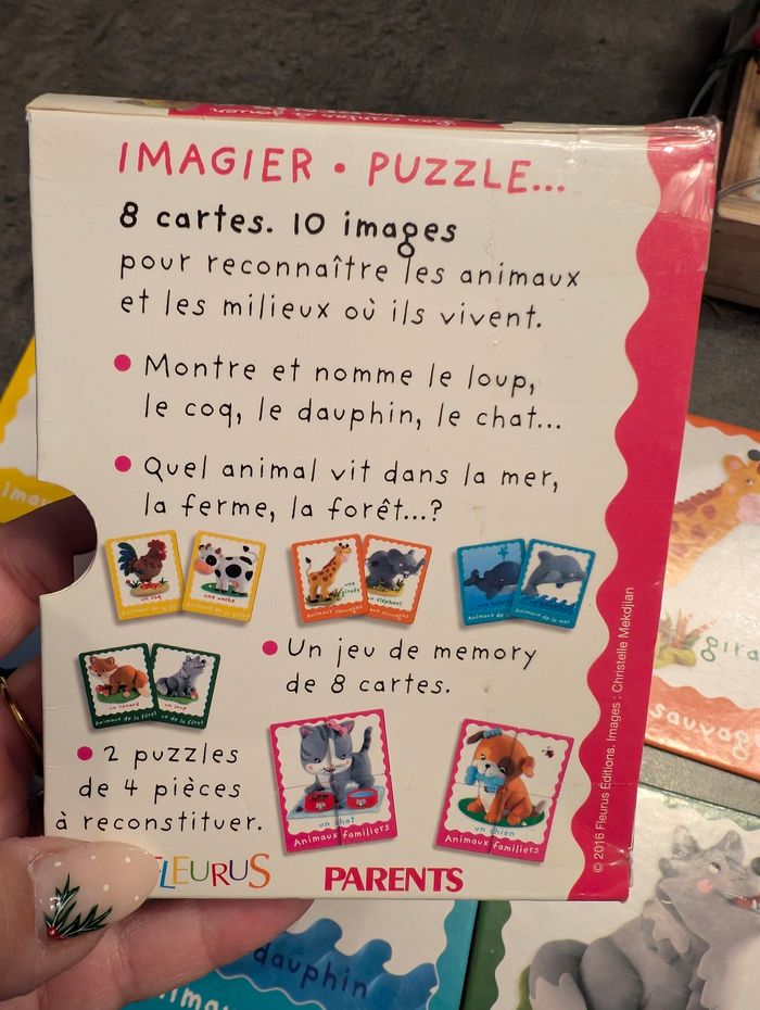 Imagier puzzle animaux - photo numéro 2