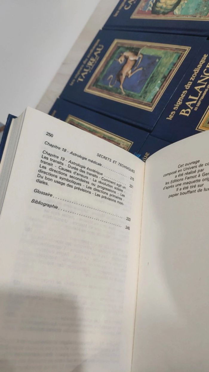 Lot 14 livres astrologie secrets techniques Colombet signes zodiaque Curcio - photo numéro 6