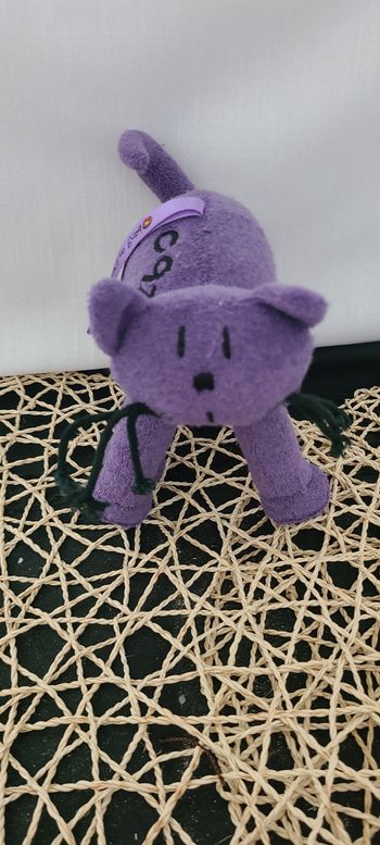 Peluche doudou chat vintage 1999 Bang on the Door.