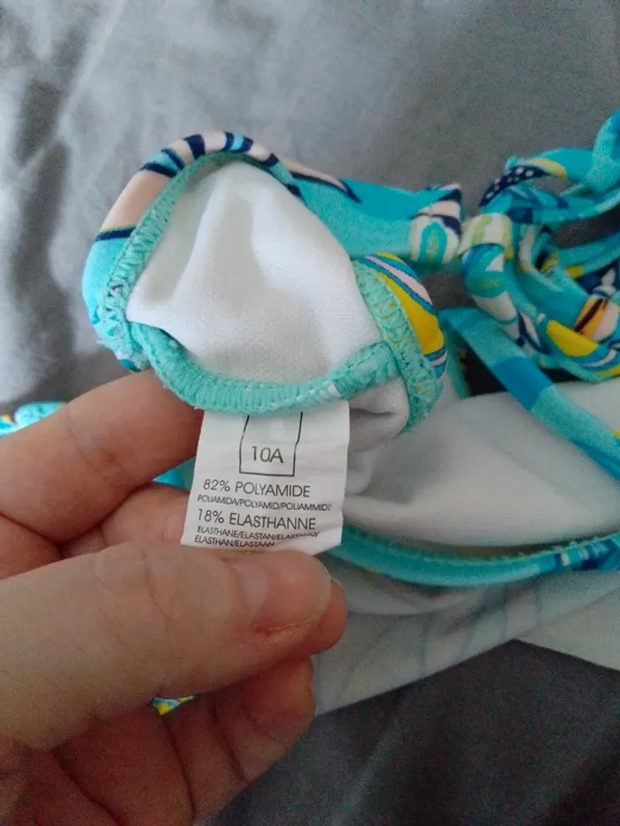 Maillot de bain 2 pièces 10 ans - photo numéro 3