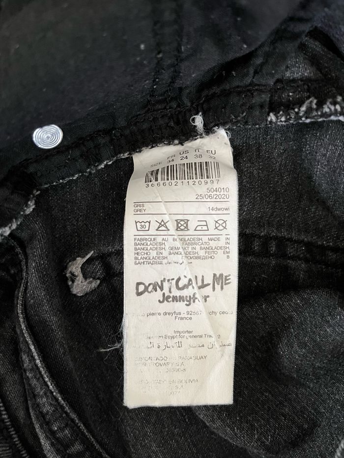 ☆☆ Jean Slim Mom Hight Waist Jennyfer Taille 34 en TBEG ☆☆ - photo numéro 9