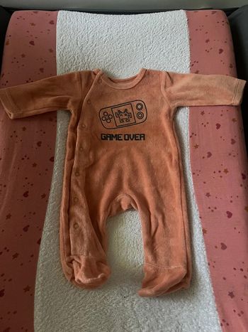 Pyjama bébé game over tex baby