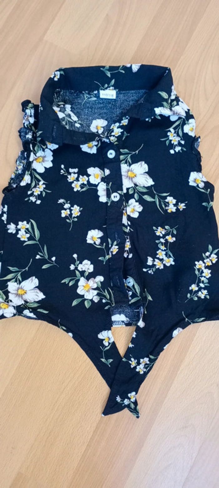 Blouse 110 116 cm noire