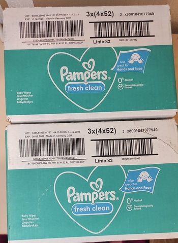 Lingettes Pampers