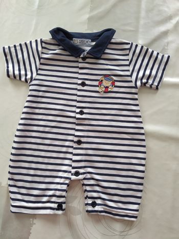 Combi short marinière