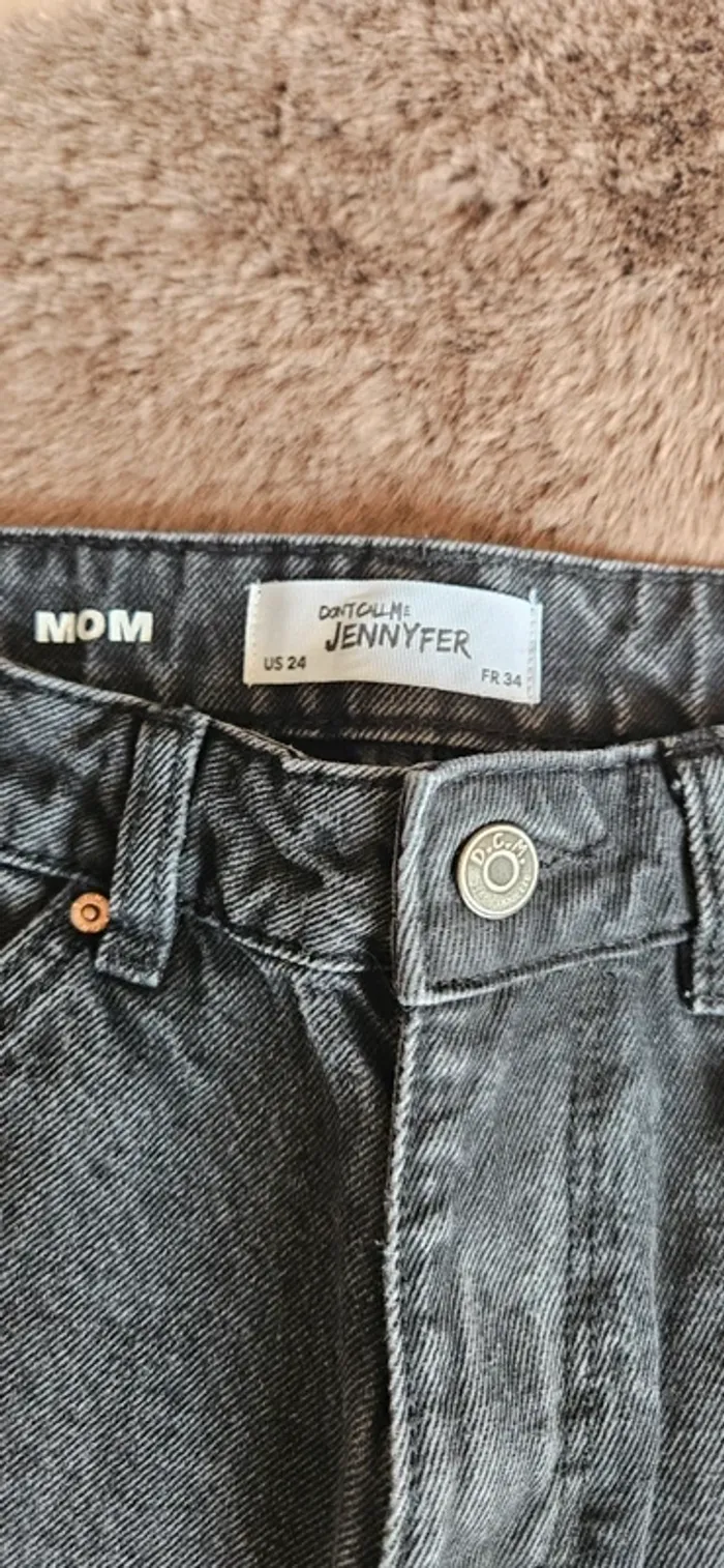 Jeans mom taille 34 xs - photo numéro 5