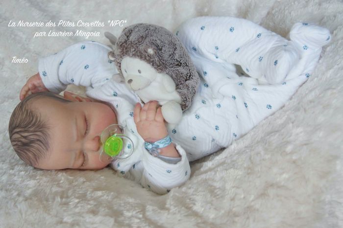 Timéo poupée bébé Reborn authentique 🩵 - photo numéro 8