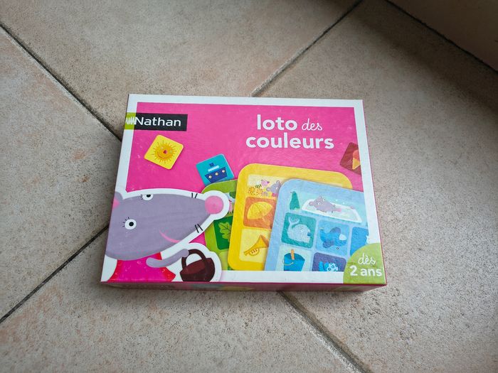 Jeu 1er âge : Loto des couleurs, de Nathan