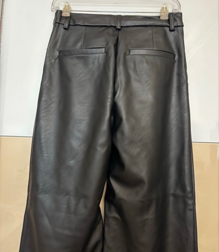 Pantalon large similicuir noir 40 - photo numéro 7