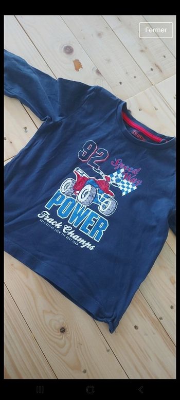 Tee shirt manche longue 4 ans