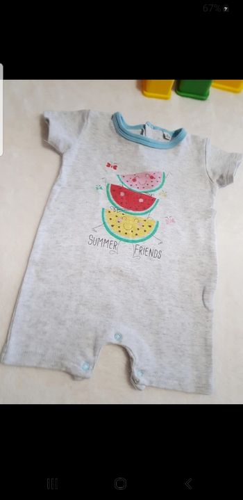 Combinaison d été bébé taille 3 mois