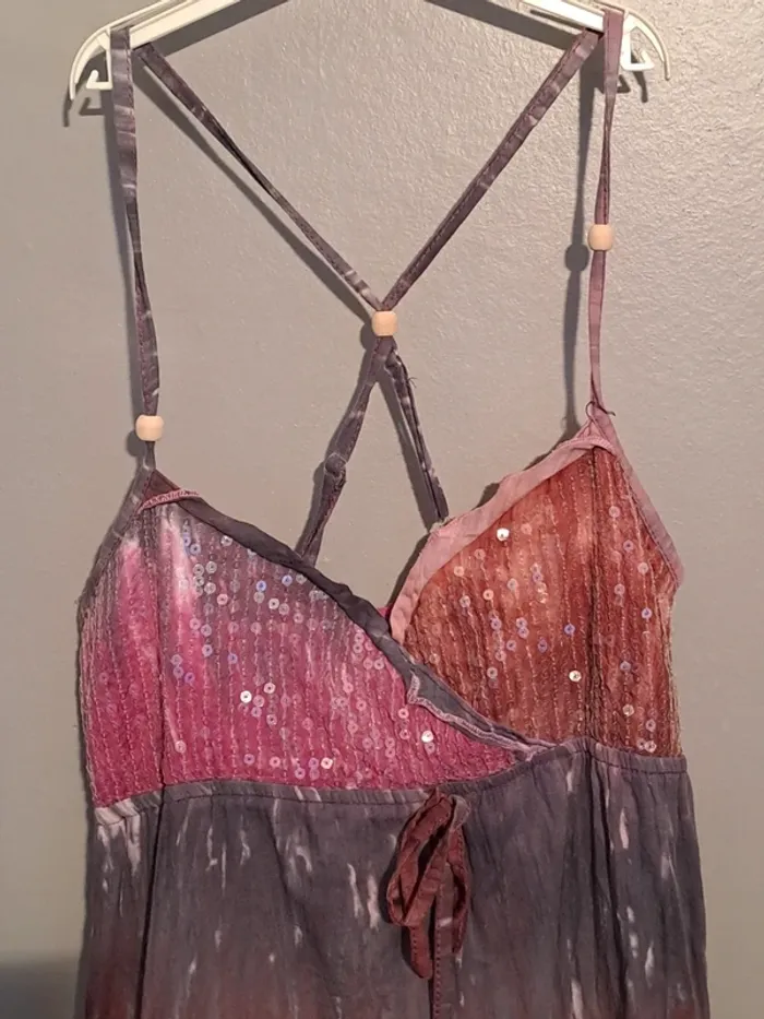 Débardeur ton violet - Marque Jolina - Taille 38 - Style vintage - Neuf avec étiquette. - photo numéro 4