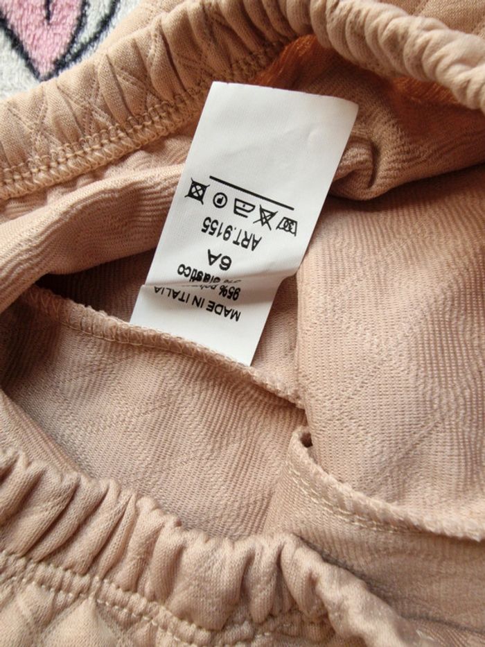 Leggings beige matelassé 6 ans - photo numéro 3