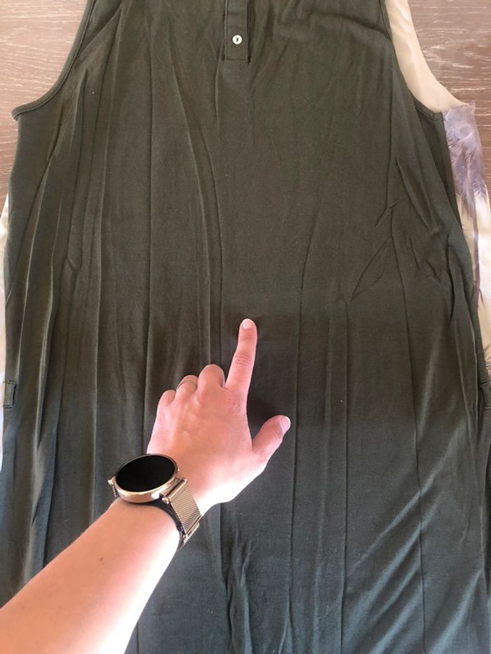 27 - Robe fluide kaki camaieu - photo numéro 5