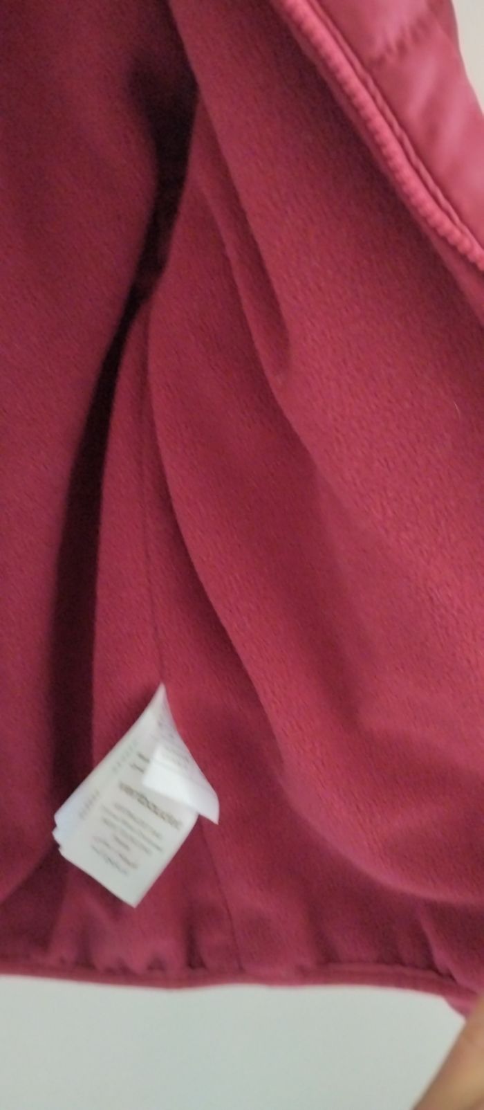 Blouson doublé polaire bordeaux Verbaudet taille 9 ans - photo numéro 3