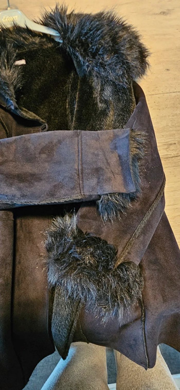 Manteau mi long, femme, 3 Suisse Collection,taille 42, nickel - photo numéro 10