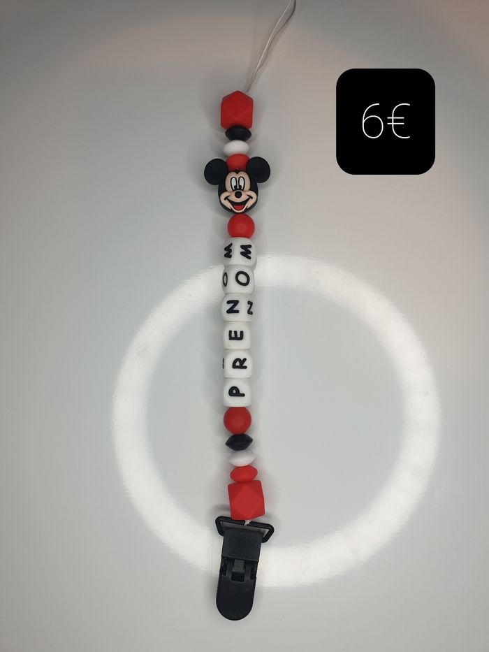 Attache tétine Mickey - photo numéro 2