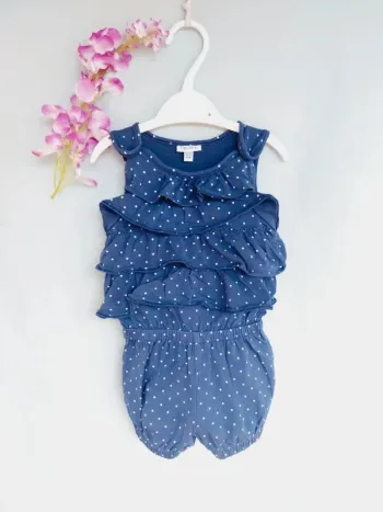 Très belle combishort barboteuse Fagottino 18 / 24 mois