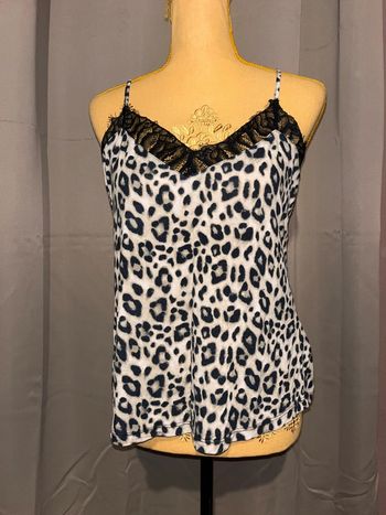 Debardeur leopard taille L morgan