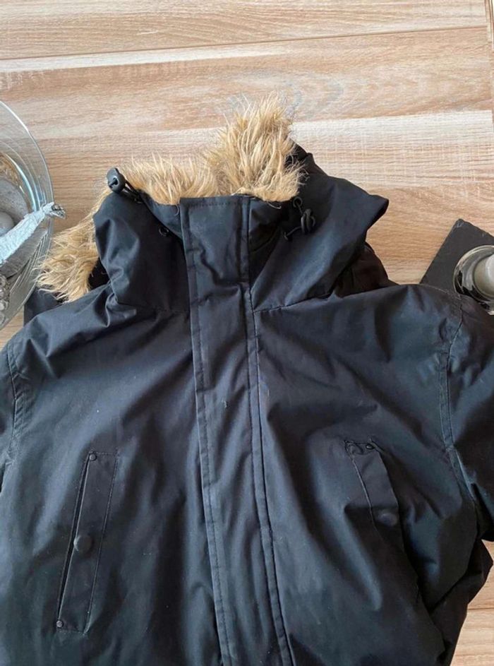 parka avec fausse fourrure camps united noir