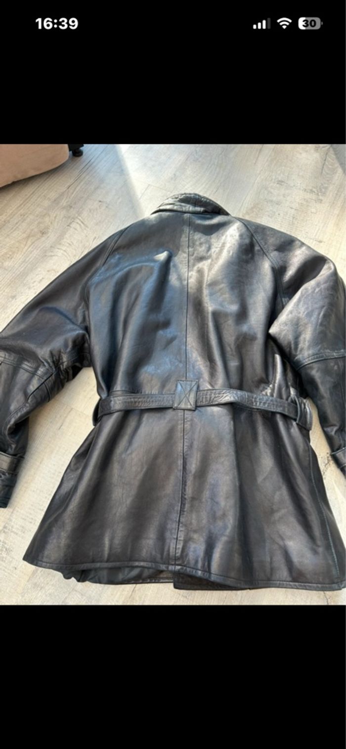 Parka homme cuir lisse - photo numéro 2