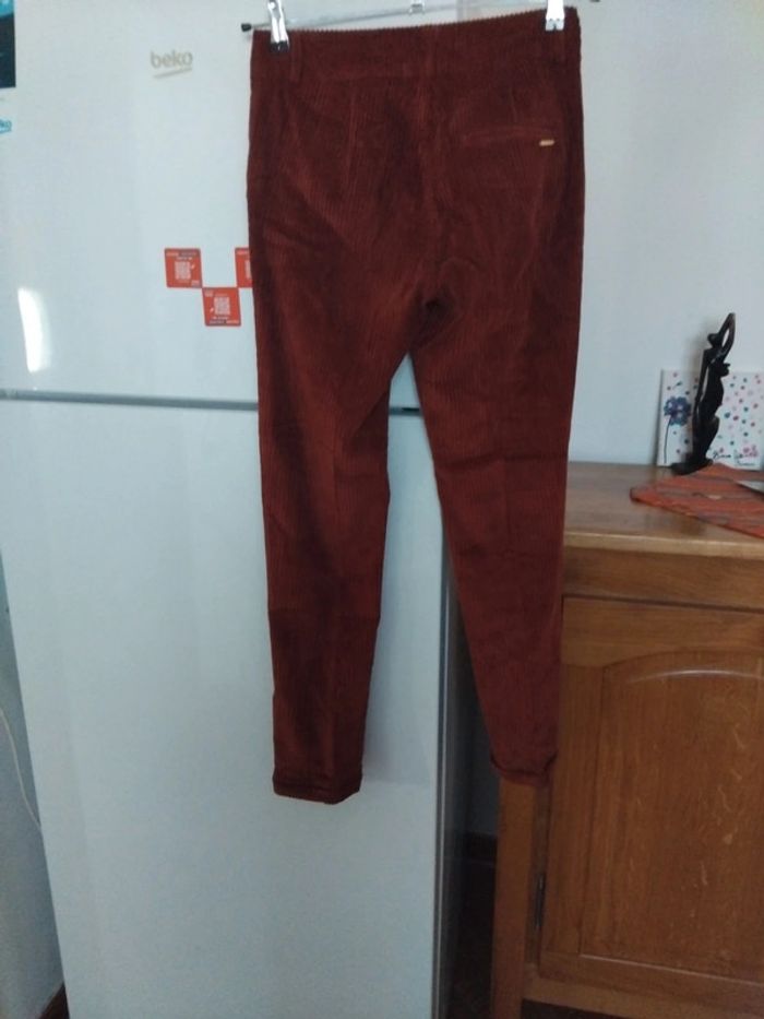 Pantalon One step velours neuf  t36 100% coton - photo numéro 8