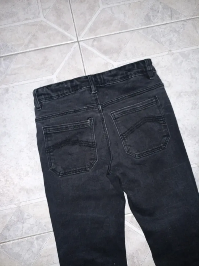Jeans gris / noir - photo numéro 2