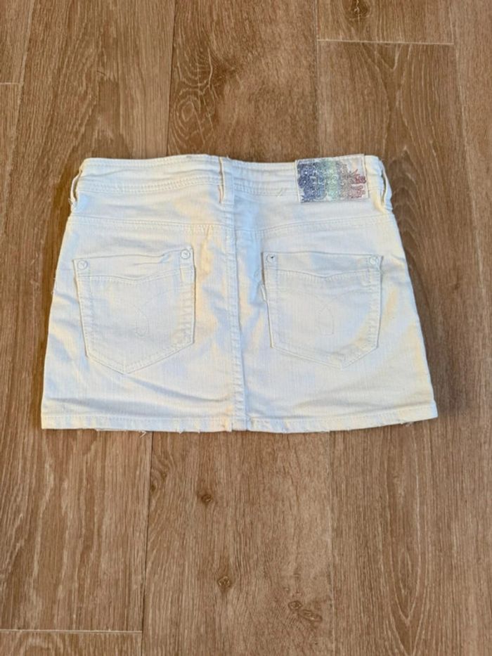 🎀 Jupe courte blanche 9-10 ans H&M - photo numéro 2