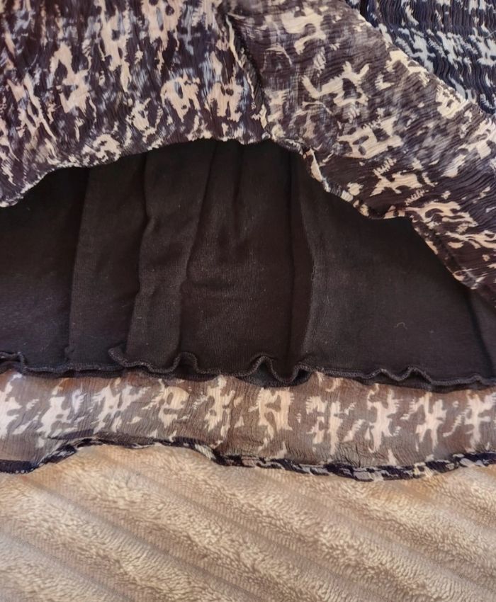 Jupe courte Kookaï – Taille 36 – Noir & blanc – Doublée - photo numéro 2