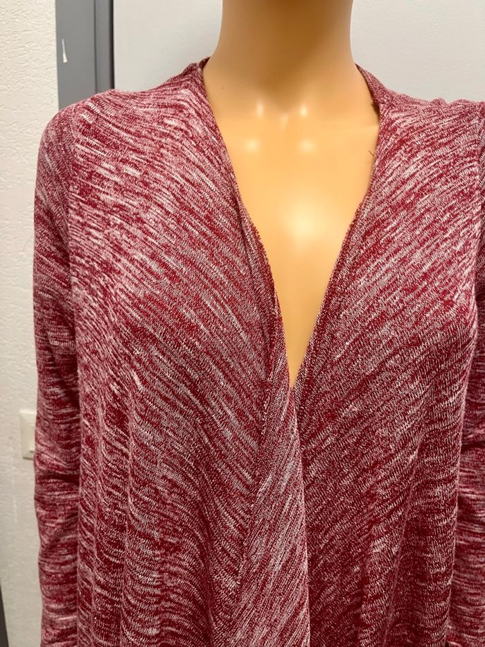 Gilet asymétrique bordeaux Jennyfer - photo numéro 2