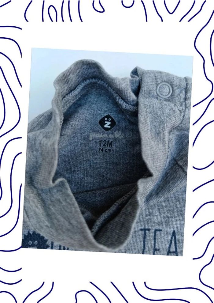 Tee shirt 12 mois Grain de blé - photo numéro 3